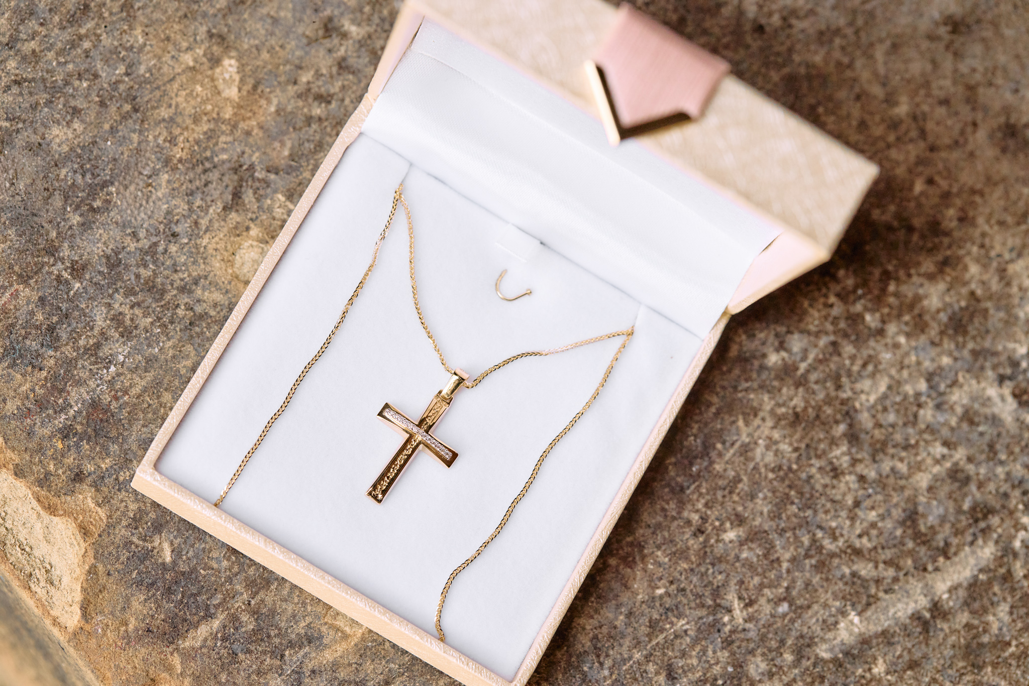 A golden crucifix.