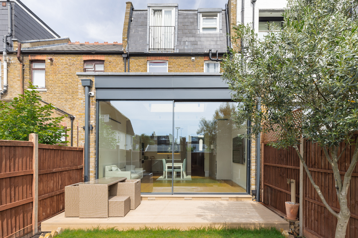 exterior of a house in North Kensington